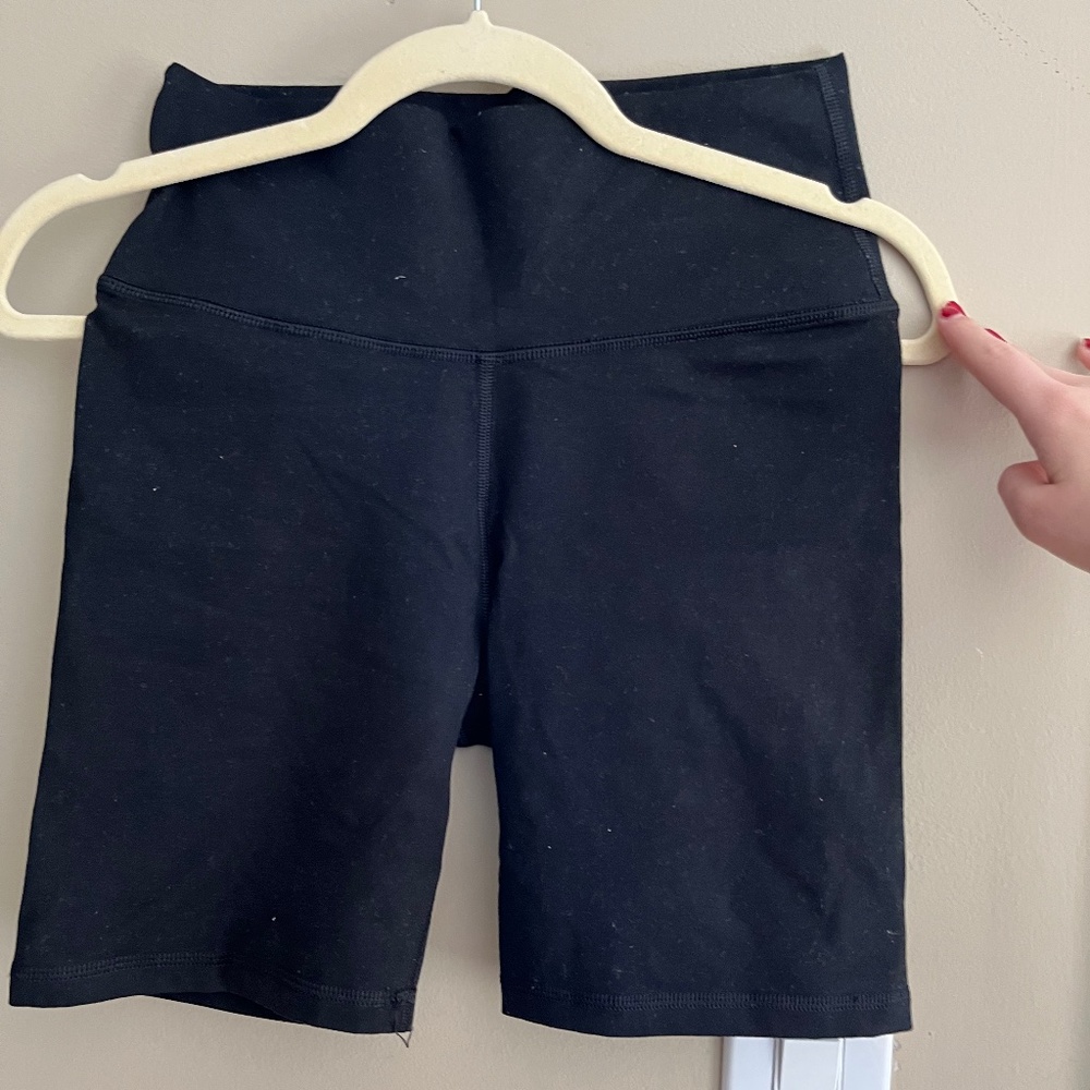 Black Aerie Biker Shorts, Size M